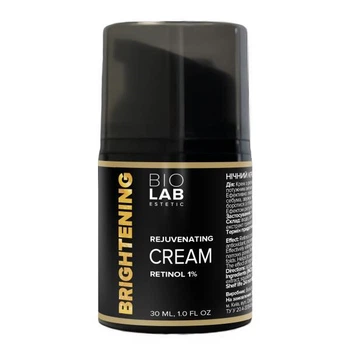 Ночной крем с ретинолом и витамином С Rejuvenating Retinol 1% Cream Biolab Estetic 30 мл