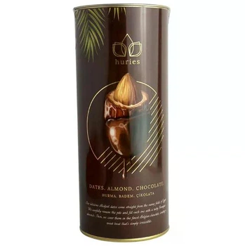 Миндальные финики Huries "DATES, ALMOND. CHOCOLATE" в молочном шоколаде 200 г 1 шт