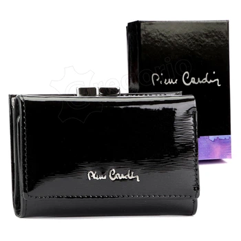 Кошелек Pierre Cardin цвет - черный натуральной кожи(YS_85755_54)