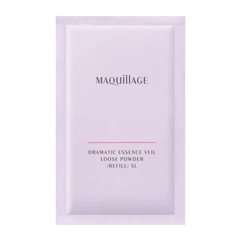 Прозрачная рассыпчатая пудра Shiseido Maquillage Dramatic Essence Veil Loose Powder, сменный блок, лаванда, 8 г