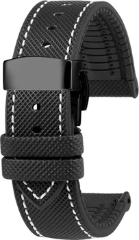 Водонепроницаемый Ремешок Jettda (20 мм) Black White (33114-1E)