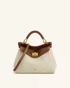Сумка женская JW PEI Lucia Classic Canvas Коричневый