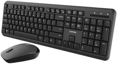 Zestaw bezprzewodowy Canyon SET-W20 USB Black (CNS-HSETW02-UK/US)