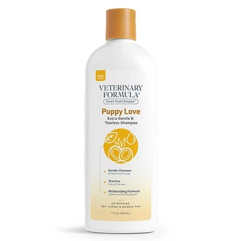 Шампунь Veterinary Formula Puppy Love для щенков и котят 503 мл. без слез, бережно очищает и увлажняет шерсть