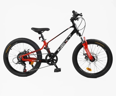 Велосипед Mg 20" Corso Next рама 11.5" чорно-червоний (169874)