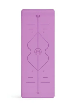 Коврик с разметкой для фитнеса и йоги SP-Sport 8307-5 размер 183x68x0.5см Violet