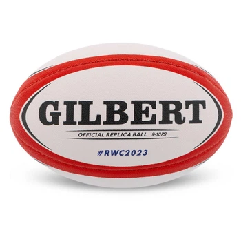 Мяч для регби детский Midi Gilbert 6586-9 размер №2 White-Red