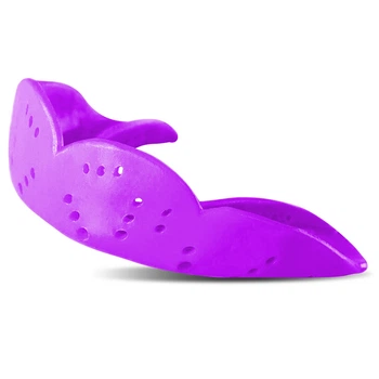 Капа боксерская перфорированная одночелюстная с футляром SP-Sport 7419 Violet