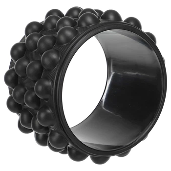 Колесо для йоги масажне кільце для йоги Wheel Yoga SP-Sport 6205 діаметр 23см Black