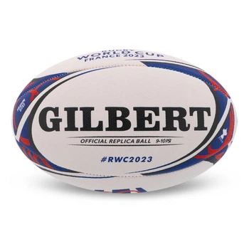 Мяч для регби детский Midi Gilbert 6584-9 размер №2 White-Blue-Red