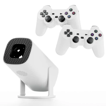 Игровой смарт-проектор для игр и фильмов Android 200 ANSI поддержка Wi-Fi 6 Bluetooth Salange S40 Max портативный мини-проектор для дома и офиса домашний кинотеатр HDMI USB поворот на 180°
