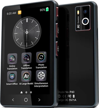 Портативный электронный переводчик Smart Translator P40 Pro [Украинский язык офлайн]