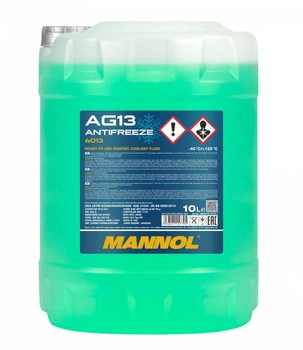 Антифриз MANNOL 4013 Longterm Antifreeze AG13 -40°C 10л зелений готовий розчин