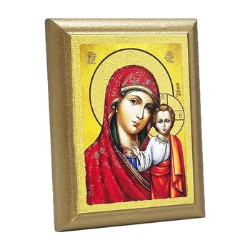 Икона "Святая Богородица Казанская" 9х12см