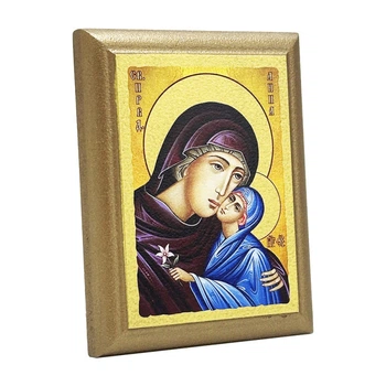 Икона "Анна с Богородицей" 9х12см