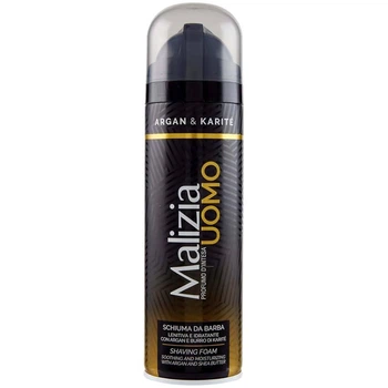 Пена для бритья с маслом арганы и карите Malizia Uomo Argan Oil And Karite 300 мл