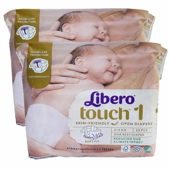 Підгузки Libero Touch 1 (2-5 кг), 44 шт