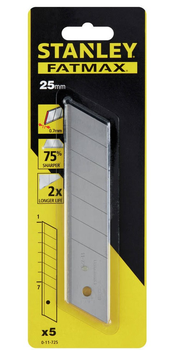 Ostrza zapasowe Stanley Fatmax 0-11-725 25 mm 5 szt (3253560117252)