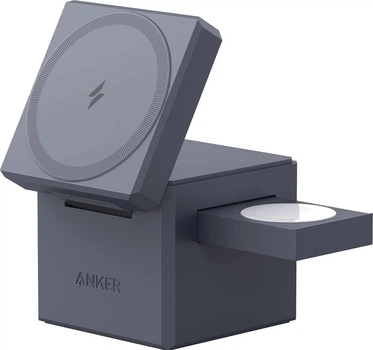 Беспроводное зарядное ANKER MagGo Wireless Charging Station 15W 3-in-1 Cube Y1811G11