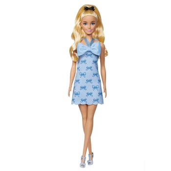 Кукла Barbie Модница Голубые бантики (HYT93)
