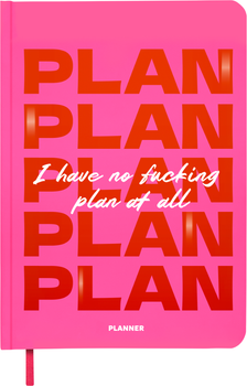 Блокнот Orner для планирования I HAVE NO PLAN AT ALL mini розовый (orner-3014)