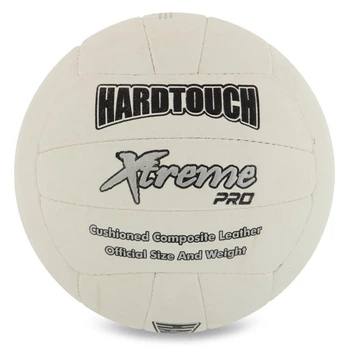 М'яч волейбольний PU HARD TOUCH VB-7979 (PU, №5, 3 кулі, зшитий вручну, Білий)