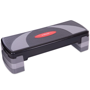 Степ-платформа Zelart (ABS-пластик, покриття ABS, р-р 78Lx29Wx10H+5+5см, чорний-сірий) (FI-6292)