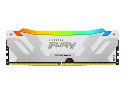 Пам'ять для настільних комп'ютерів Kingston FURY 24 GB DDR5 8400 MHz Renegade Silver/White RGB (KF584CU40RWA-24)