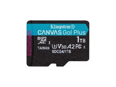 Карта пам'яті Kingston MicroSDXC 1TB Canvas Go Plus Gen4 200MB/s A2 U3 V30 (SDCG4/1TBSP)