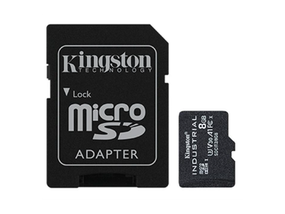 Карта пам'яті Kingston 8 GB microSDHC UHS-I (U3) V30 A1 Industrial + SD Adapter (SDCIT2/8GB)