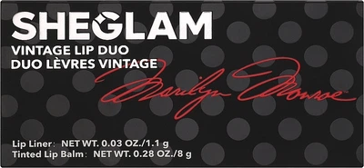 Набір - Sheglam Marilyn Monroe Vintage Lip Duo So Are Regrets (lipstick + lip/pencil) (1400602-22332144)