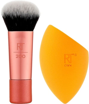 Набір для макіяжу - Real Techniques Mini Travel Brush + Sponge Duo (1447719-28608663)