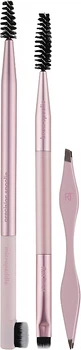 Набір для укладання брів - Real Techniques Brow Shaping Set (brush/2pcs + tweezers/1pcs) (1211330-188638)