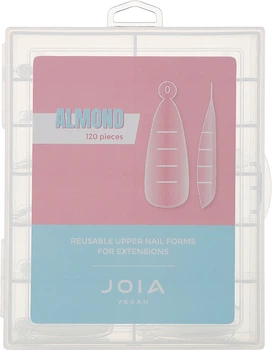 Багаторазові верхні форми для нарощування "Almond" - JOIA Vegan 120шт (1420830-27728950)