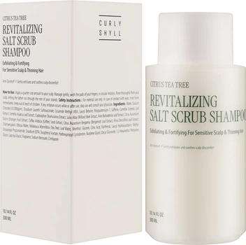 Ревіталізуючий шампунь-скраб для волосся - Curly Shyll Revitalizing Salt Scrub Shampoo 300ml (1439218-27033275)