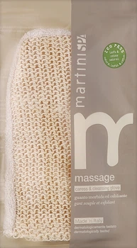 Двостороння мочалка-рукавиця із бавовни - Martini Spa Bambu Exfoliating Sponge (1359253-27065552)