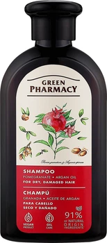 Шампунь для сухого волосся "Олія аргани і гранат" - Green Pharmacy Shampoo 350ml (528533-23427516)
