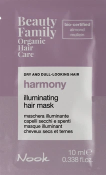 Маска для блиску волосся (пробник) - Nook Beauty Family Organic Hair Care Iluminating Mask 10ml (1457484-29086886)