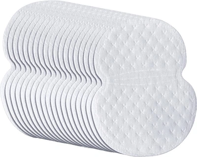 Наклейки-вкладыши от пота SweatPads, белые, 20 штук