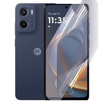 Плёнка гидрогелевая для Motorola Moto G05 МАТОВАЯ противоударная прозрачная