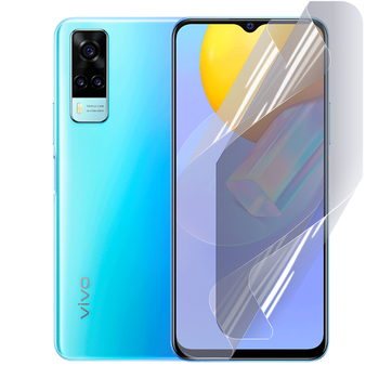 Плёнка гидрогелевая для VIVO Y31 2021 МАТОВАЯ противоударная прозрачная