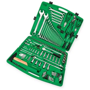 Набор инструмента 1/2",1/4" 130 шт с битами, ключами Toptul