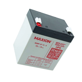 Аккумулятор 5V 12A (90x70x100) SLA промышленный MAXION серый