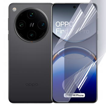 Плёнка гидрогелевая для OPPO Find X8 Pro глянцевая противоударная прозрачная