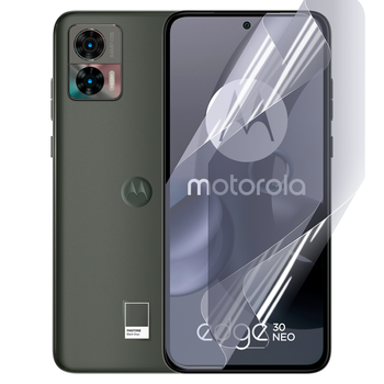Плёнка гидрогелевая для Motorola Moto Edge 30 Neo МАТОВАЯ противоударная прозрачная