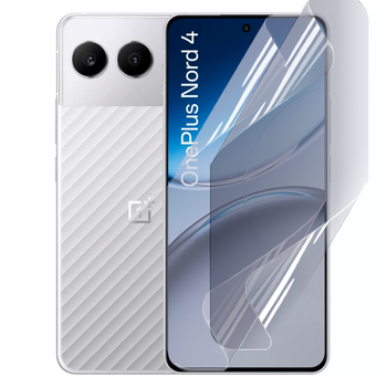 Плёнка гидрогелевая для OnePlus Nord 4 глянцевая противоударная прозрачная