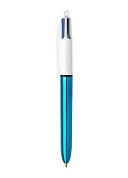 Шариковая ручка BIC 4 Colours Shine Blue 1 мм (3086123310421)