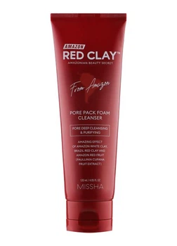 Очищающая маска-пенка для умывания Missha Amazon Red Clay™ 120 мл (8809643532433)
