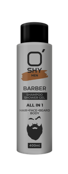 Шампунь–гель для душа O'Shy Men All in 1 Barber 400 мл (4820263231722)