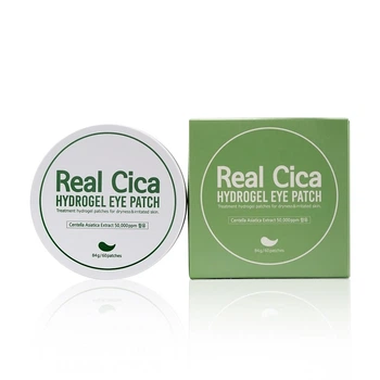 Заспокійливі гідрогелеві патчі для зони навколо очей с Real cica Hydrogel eye Patch 60 шт (8809738321942)